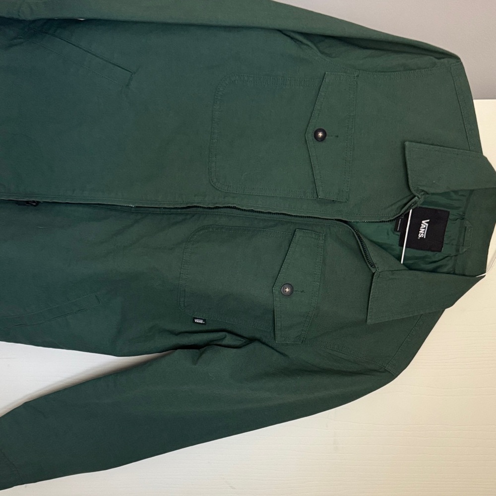 Vans Forest Green Lightweight Shirt Jacket